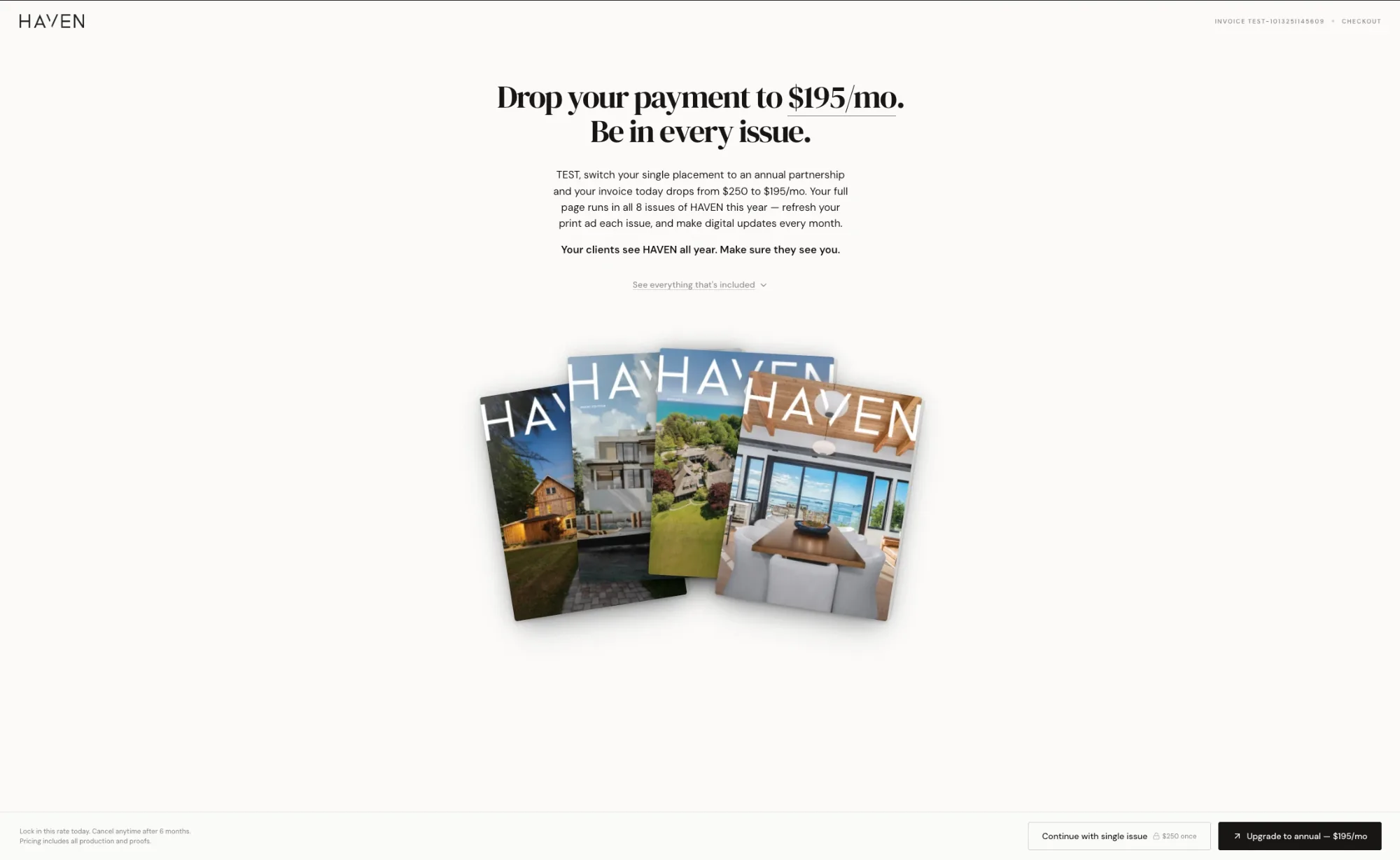 A one-off buyer becomes a year-round partner